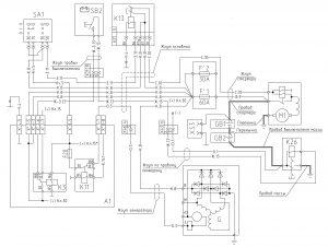 Схема системы электропитания МАЗ-533605 (2008 год).