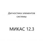 Диагностика элементов системы МИКАС 12.3.