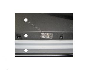 Плафон освещения порога передней двери – снятие/установка, замена лампы LADA VESTA – снятие/установка узлов электрооборудования.