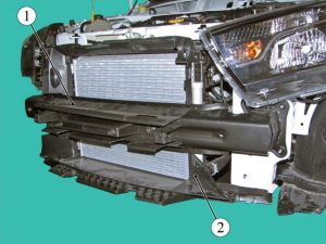 Радиатор системы охлаждения – снятие/установка LADA VESTA – снятие/установка узлов двигателя.