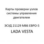 Диагностические карты C (карты проверки узлов системы управления двигателем) ЭСУД 21129 LADA VESTA М86 ЕВРО-5 – устройство и диагностика.
