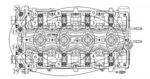 Установить детали привода ГРМ. Двигатель ВАЗ‐21179 – сборка.
