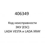 406349. Код неисправности и параметры проведения диагностики ЭКУ (ESC) LADA VESTA и LADA XRAY.