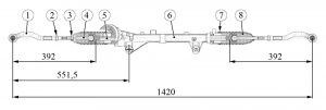 Внутренний наконечник рулевой тяги и чехол рейки. Рулевое управление LADA VESTA – снятие/установка основных узлов и деталей.