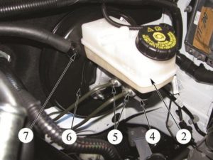 Вакуумный усилитель тормоза с главным цилиндром и бачком в сборе. Тормозная система LADA VESTA – снятие/установка основных узлов и деталей.