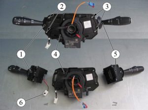 Блок подрулевых переключателей с устройством вращающимся. Рулевое управление LADA VESTA – снятие/установка основных узлов и деталей.