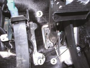 Педаль тормоза с кронштейном в сборе. Тормозная система LADA VESTA – снятие/установка основных узлов и деталей.