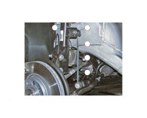Стойка стабилизатора поперечной устойчивости. Подвески передняя, задняя и колеса LADA VESTA – снятие/установка, разборка/сборка основных узлов и деталей.