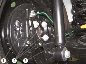 Ось ступицы заднего колеса. Подвески передняя, задняя и колеса LADA VESTA – снятие/установка, разборка/сборка основных узлов и деталей.
