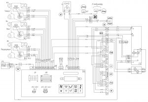 Схема подключения системы микроклимата МАЗ-4371P2 ММЗ Е4.