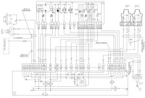 Схема подключения указателей и аварийных контрольных ламп МАЗ-4371P2 ММЗ Е4.