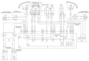 Схема включения указателей поворота и аварийной сигнализации МАЗ-4371P2 ММЗ Е4.