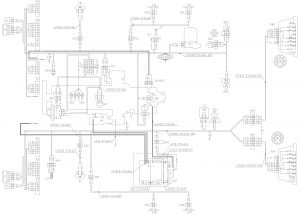 Схема электрическая соединений МАЗ-437030 Deutz.