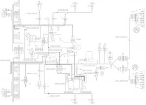 Схема электрическая соединений МАЗ-437043 ММЗ Е3.