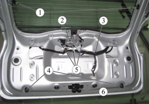 Дверь задка. Кузов LADA XRAY – снятие и установка основных узлов, деталей.