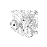 Шкив коленчатого вала. Двигатель LADA LARGUS – снятие / установка основных систем, узлов и деталей.