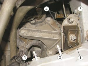 Левая опора подвески двигателя. Двигатель LADA LARGUS – снятие / установка основных систем, узлов и деталей.