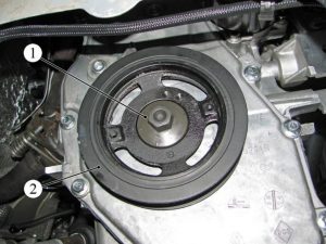 Демпфер коленчатого вала. Двигатель LADA XRAY – снятие / установка основных систем, узлов и деталей.