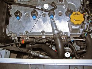 Рампа форсунок. Двигатель LADA XRAY – снятие / установка основных систем, узлов и деталей.