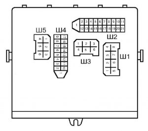 Монтажный блок 2110. Монтажные блоки автомобилей ВАЗ – конструкция, электрические схемы.