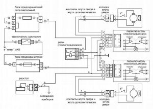 Электрические стеклоподъёмники. Дополнительное электрооборудование автомобилей ВАЗ – электрические схемы, устройство.