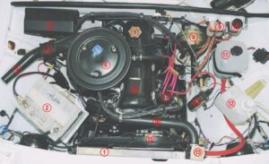 Описание конструкции. Двигатель автомобилей ВАЗ-2107, -21047.