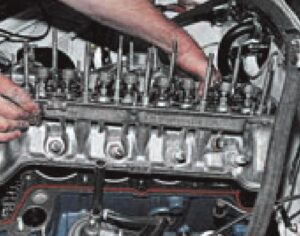 Замена прокладки головки блока цилиндров. Двигатель автомобилей ВАЗ-2107, -21047.