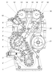 Газораспределительный механизм. Двигатель ЗМЗ-40522.10 – руководство по эксплуатации, техническому обслуживанию и ремонту.