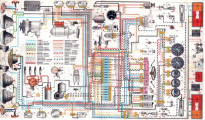 Схема электрооборудования автомобиля ВАЗ-2106. Автомобили ВАЗ-2103, ВАЗ-2106 – многокрасочный альбом.