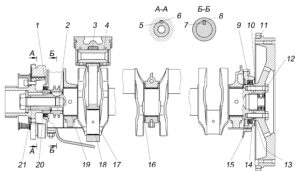Размеры, допуски и посадки сопрягаемых деталей. Дизельный двигатель модели ЗМЗ-5143.10 – руководство по эксплуатации, техническому обслуживанию и ремонту (2006 год).