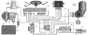 Схема электрооборудования ВАЗ-2106 и ВАЗ-2103