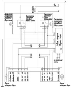Схема электрооборудования автобуса ПАЗ-32053-04, -4234-04.