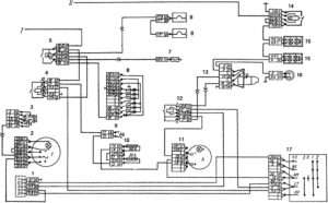 Схемы электрооборудования КамАЗ-4310 и 43101.