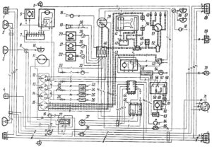 Схема электрооборудования УАЗ-39623.
