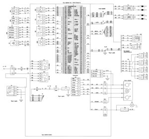 Схема ЭСУД М17.9.7 BOSCH Евро-3 УАЗ-Вагонной компоновки (Буханка).
