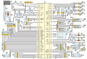 Схема системы управления двигателем ЗМЗ-40904.10 (Евро-3) UAZ Patriot.