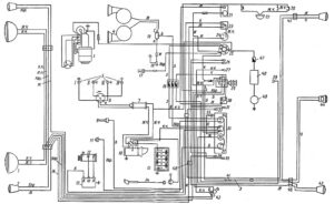 Схема электрооборудования М-20 Победа.