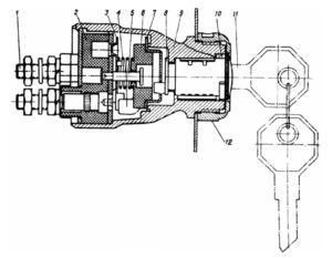 Схема электрооборудования ГАЗ-69.