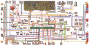 Схема электрооборудования Волга ГАЗ-3102.