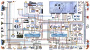 Схема электрооборудования Волга ГАЗ-3102.