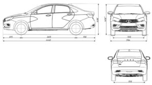 Технические характеристики. LADA VESTA – Руководство по эксплуатации автомобиля и его модификаций (2023 г.).