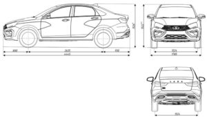 Технические характеристики. LADA VESTA – Руководство по эксплуатации автомобиля и его модификаций (2023 г.).