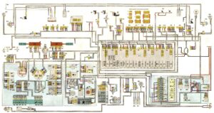 Схема электрическая соединений МАЗ-551600, 630300.