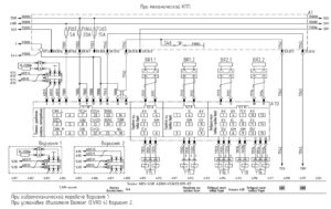 Схемы электрооборудования автобусов МАЗ 103 и МАЗ 107.