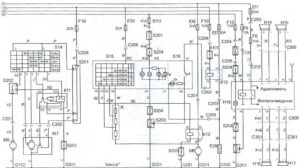 Схемы электрооборудования ЗАЗ Сенс (ЗАЗ Sens, Daewoo L-1300).