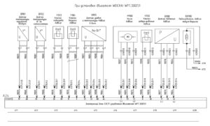 Схемы электрооборудования автобусов МАЗ 103 и МАЗ 107.