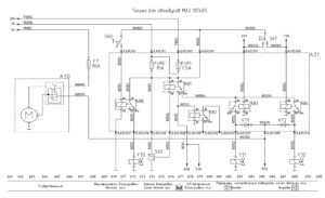 Схемы электрооборудования автобусов МАЗ 103 и МАЗ 107.