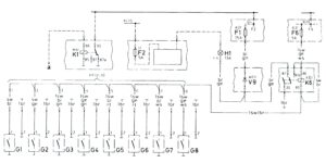 Схемы электрооборудования Mercedes-Benz MK.